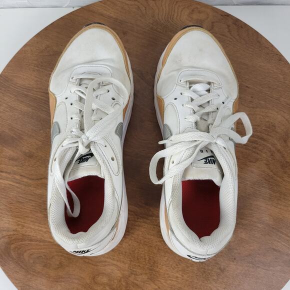 Nike Air Max SC Women's 8 White Metallic Marathon Running Lightweight CW4554-107 - Picture 4 of 13